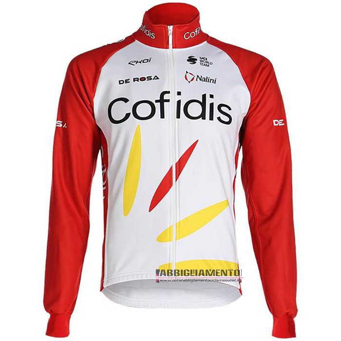 Abbigliamento Cofidis 2020 Manica Lunga e Calzamaglia Con Bretelle Rosso - Clicca l'immagine per chiudere